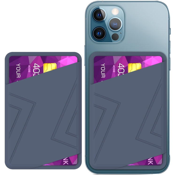 For IPhone 12 / 13 / 14 Series AhaStyle PT133-C Silicone Magnetic Card Case, Magnetic